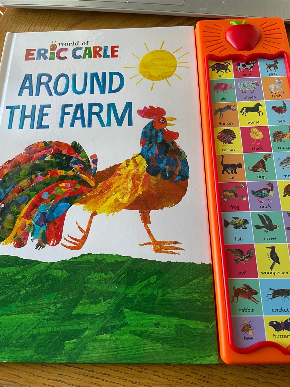 Eric Carle "Around the Farm" Sound Book LIKE NEW